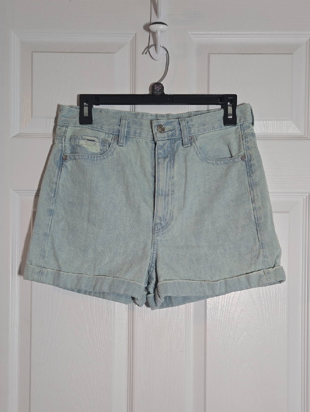American Eagle Outfitters Women's Light Blue Denim Shorts